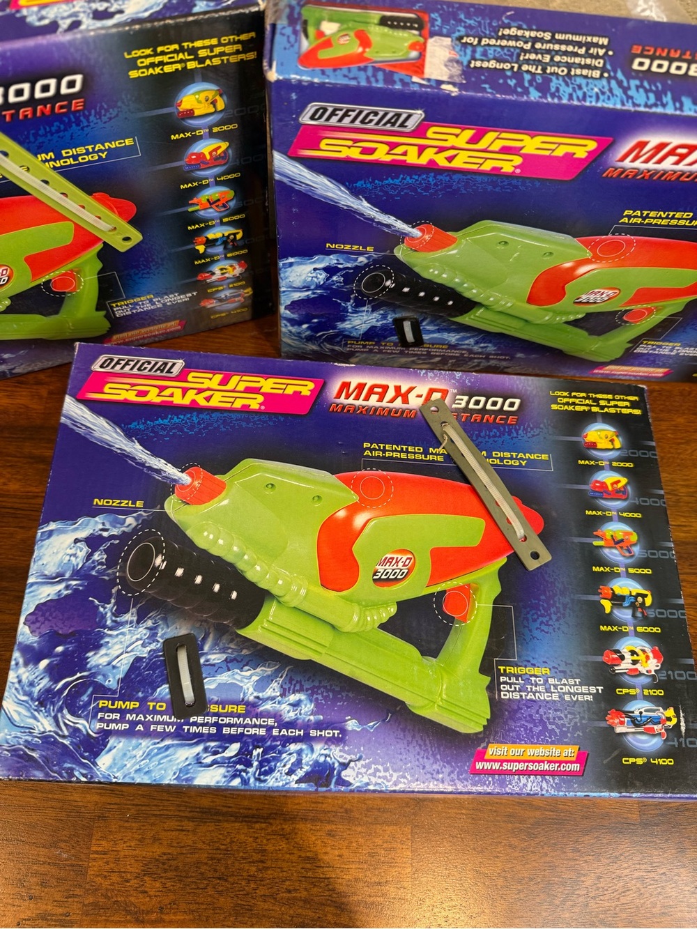 Super Soaker Max D 3000 lot of 3 Hasbro 2001 Water Toys - Picture 5 of 7